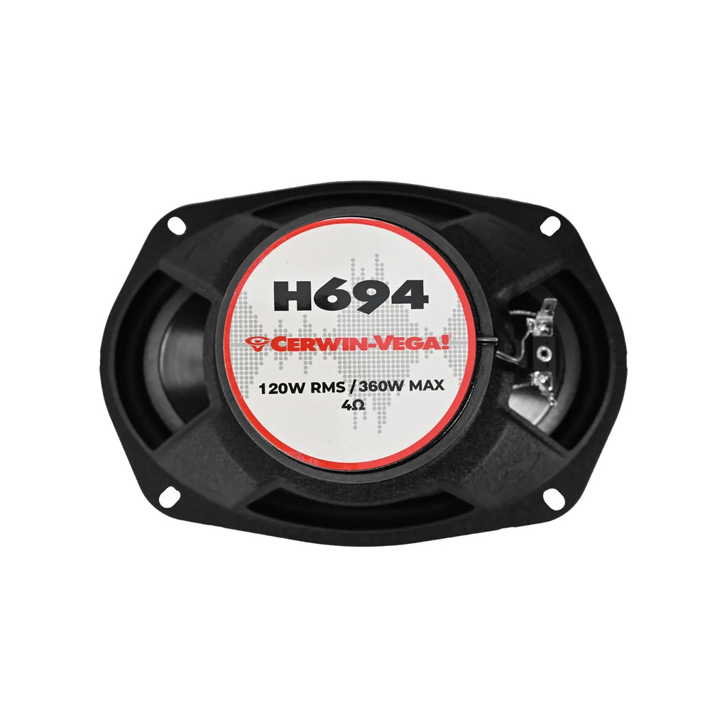 Cerwin Vega H694 HED 2025 Edition 6"x9” 4-Way Coaxial Full Range Speaker Set