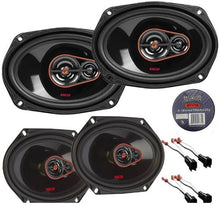 Charger l'image dans la galerie, Cerwin Vega 6x9" 420W Rear &amp; 6x8" 360W Front Speakers Fit 98-11 Ford Crown Victoria + Electrical Tape