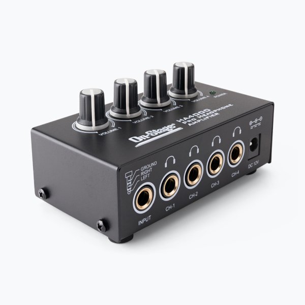 On-Stage HA4000 Four-Channel Headphone Amp