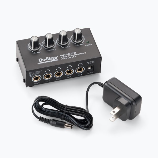 On-Stage HA4000 Four-Channel Headphone Amp