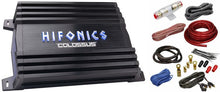 Charger l'image dans la galerie, Hifonics HCC-1500.1D 1500W RMS Class D Monoblock Car Amplifier + Amp Kit