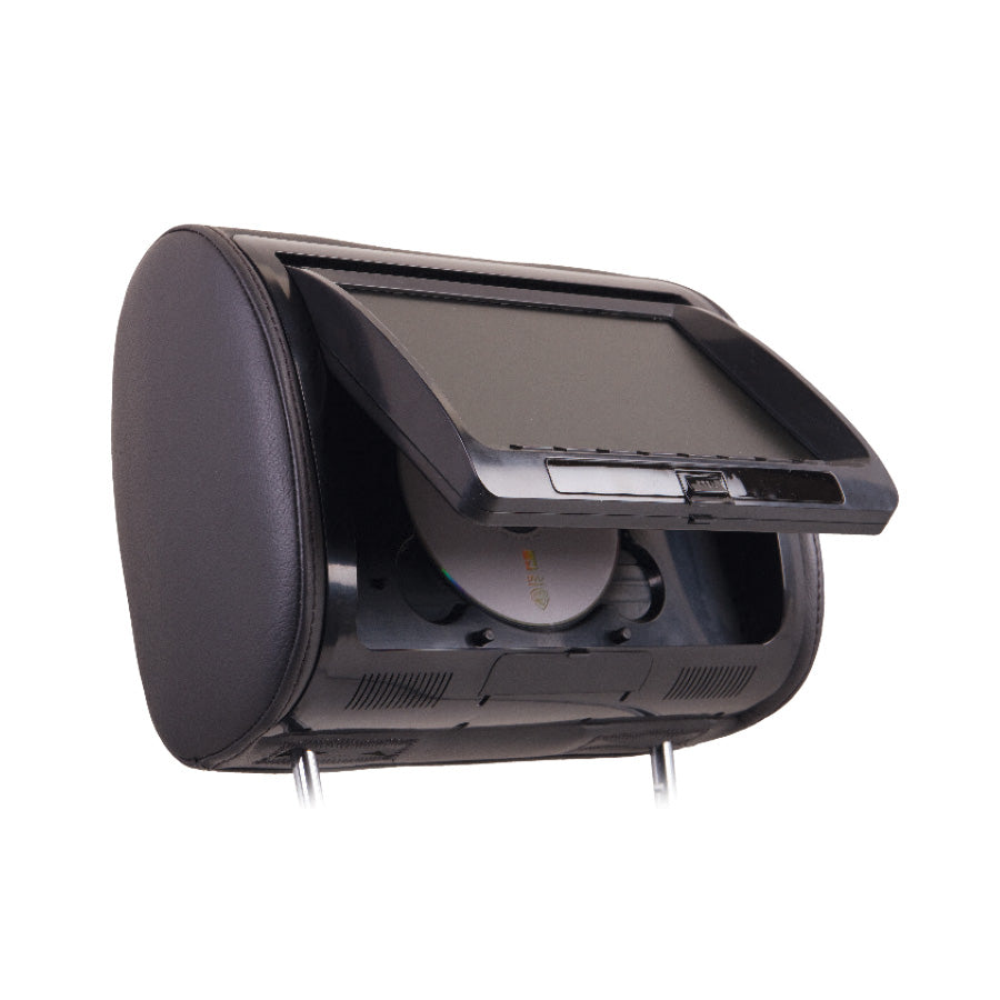 Power Acoustik HDVD-71CC Universal Replacement Headrest w/ DVD Player & 7” LCD