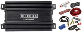 Hifonics HCM-800.4D Mini Ultra-compact 800W 4 CH Amplifier + 4G Amp Kit
