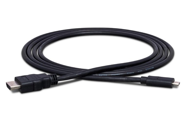 Hosa HDMM-406 High Speed HDMI to HDMI Micro Cable with Ethernet - 6 foot