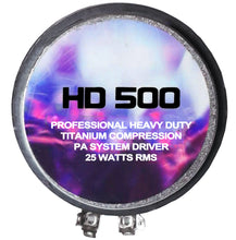 Load image into Gallery viewer, MR DJ HD-500 500 WATTS 1&quot; High-Frequency Compression Driver Tweeter Horn