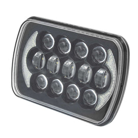 Heise HE-5X7B1 LED Light with Black Face - 5