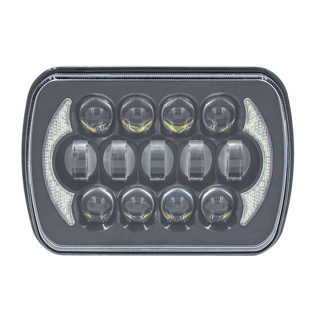 Heise HE-5X7B1 LED Light with Black Face - 5"x7", 17 LED