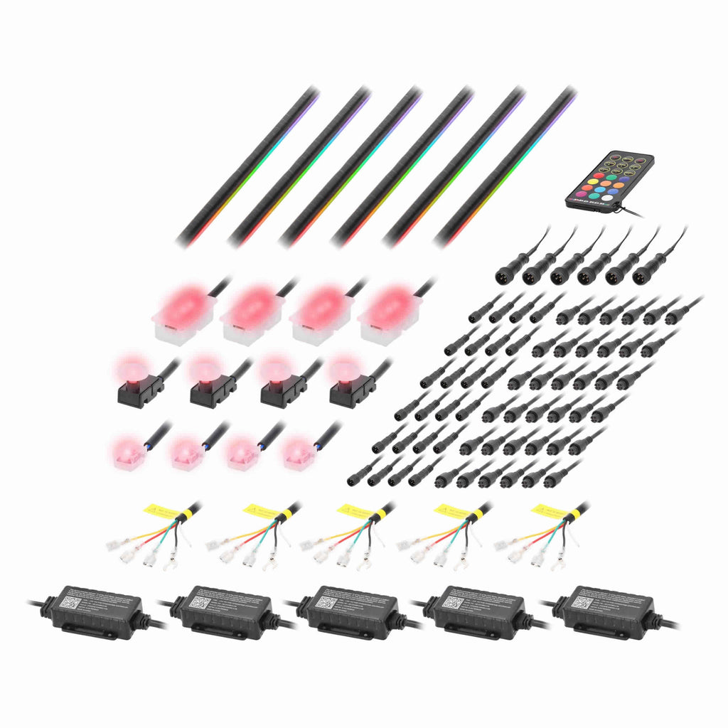Heise HE-AMB-CAR Chasing Interior Ambient Lighting Kit