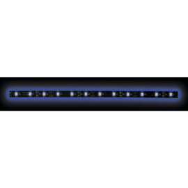 Heise HE-B335-BLK 3528 Blue/Black Light Strip with Black Base - 3 Meter, 60 LED, Bulk