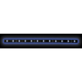 Heise HE-B350-BLK 5050 Blue/Black Light Strip with Black Base - 3 Meter, 60 LED, Bulk