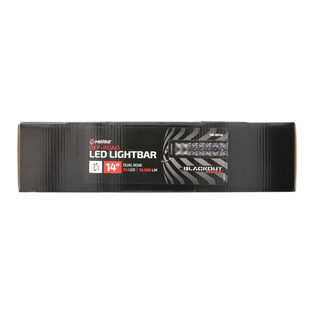 Heise HE-BD14 14" Blackout Dual Row - 24 LED - Lightbar