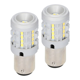 Heise HE-C1157W 1157 White Bulbs with Integrated Internal CANBUS System - 2-Pack