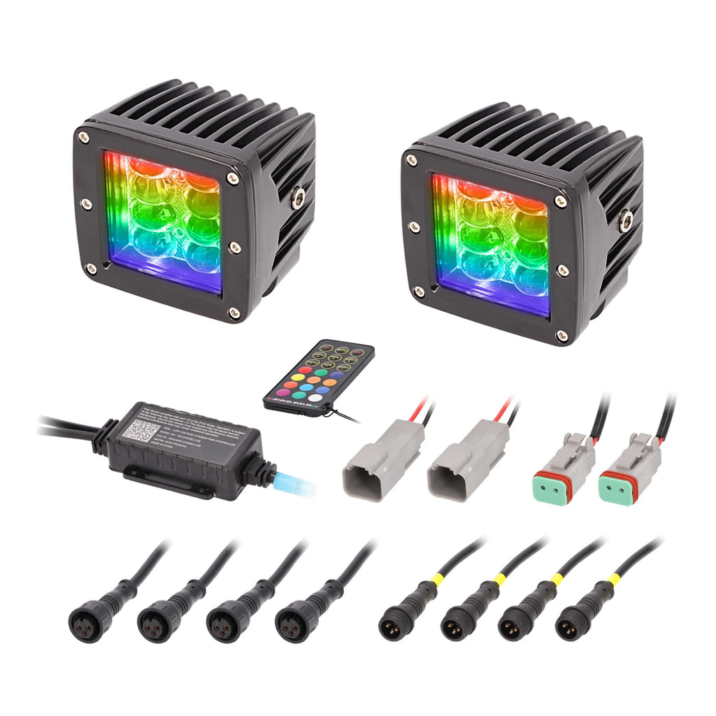 Heise HE-CHASE-CLKT Standard Mount Chasing LED Cube Lights