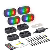 Charger l'image dans la galerie, Heise HE-CHASE-K4 Chasing Wide Angle Rock Light Kit - 4 Pack