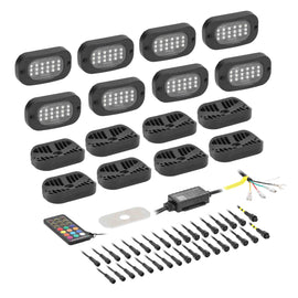 Heise HE-CHASE-K8 Chasing Wide Angle Rock Light Kit - 8 Pack