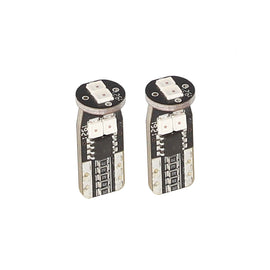 Heise HE-CT10R T10 Red LED Bulbs with Integrated Internal CANBUS System - 2-Pack