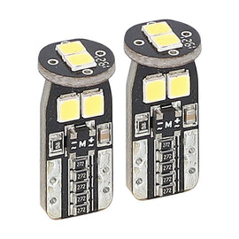 Heise HE-CT10W T10 White Bulbs with Integrated Internal CANBUS System - 2-Pack