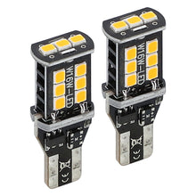 Charger l'image dans la galerie, Heise HE-CT15A T15 Amber Bulbs with Integrated Internal CANBUS System - 2-Pack