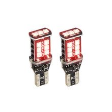 Charger l'image dans la galerie, Heise HE-CT15R T15 Red LED Bulbs with Integrated Internal CANBUS System - 2-Pack