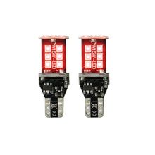 Charger l'image dans la galerie, Heise HE-CT15R T15 Red LED Bulbs with Integrated Internal CANBUS System - 2-Pack