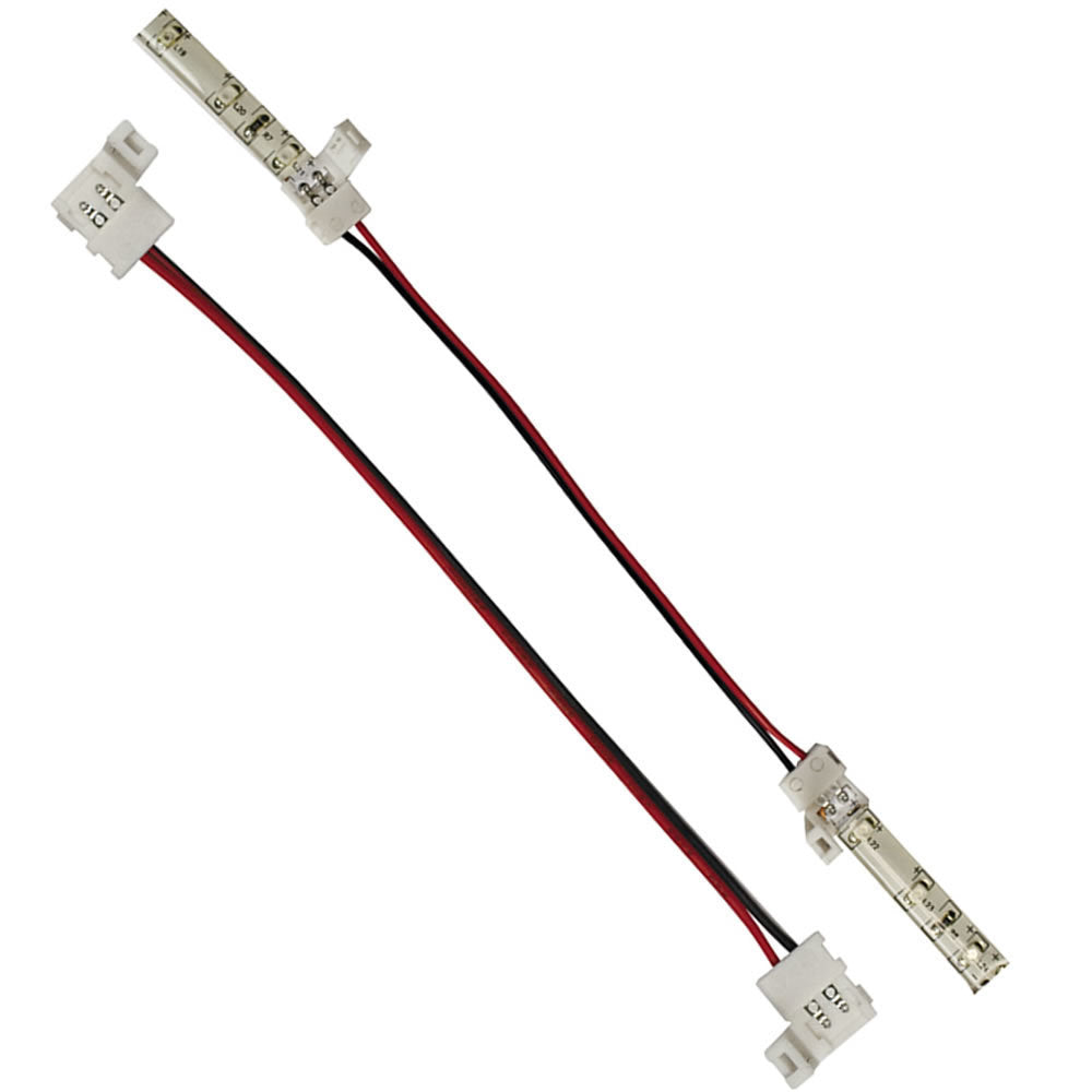 Heise HE-EC Extension Connector for Single Color 3528 LED Lights - 12 Inch, 10-Pack