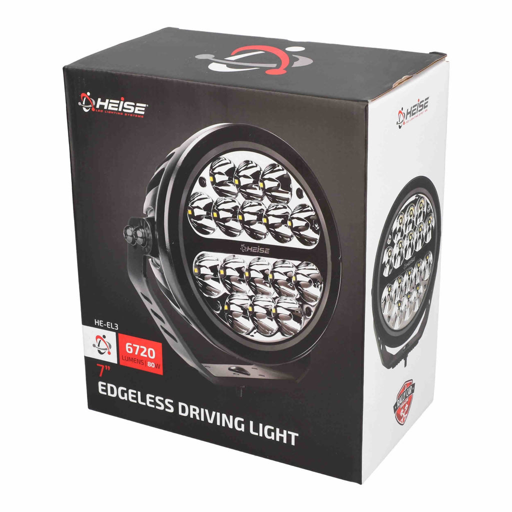 Heise HE-EL3 7" Edgeless Driving Light Spot
