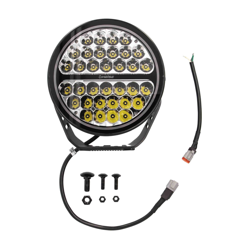 Heise HE-EL4 9" Edgeless Driving Light Spot