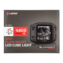 Charger l'image dans la galerie, Heise HE-FMBCS Blackout Flush Mount 3.5" Cube 4 LED Light - Spot