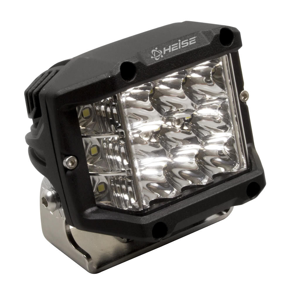 Heise HE-HCL1402PK High Output Cube Light - 4 Inch, 15 LED, 2-Pack with Harness