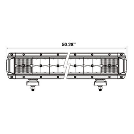Heise HE-HDR50 Dual-Row High Output Lightbar - 50 Inch, 96 LED