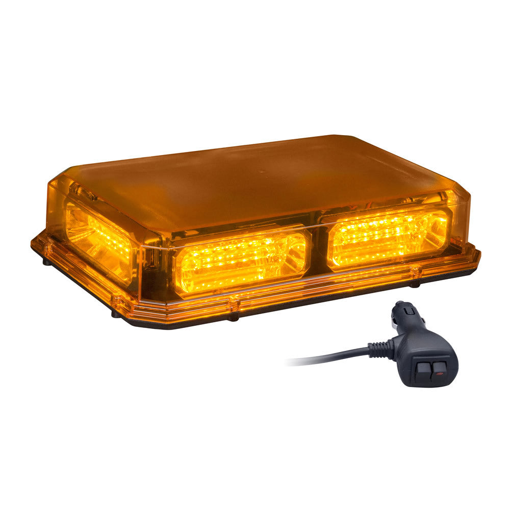 Heise Municipality HE-MU13-MINI Amber Exterior Mini Lightbar - 12.9 Inch, 36 LED