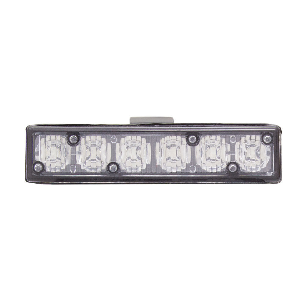 Heise Municipality HE-MUGRL-6WA White/Amber Grille Marker Lights - 4.1 Inch, 6 LED