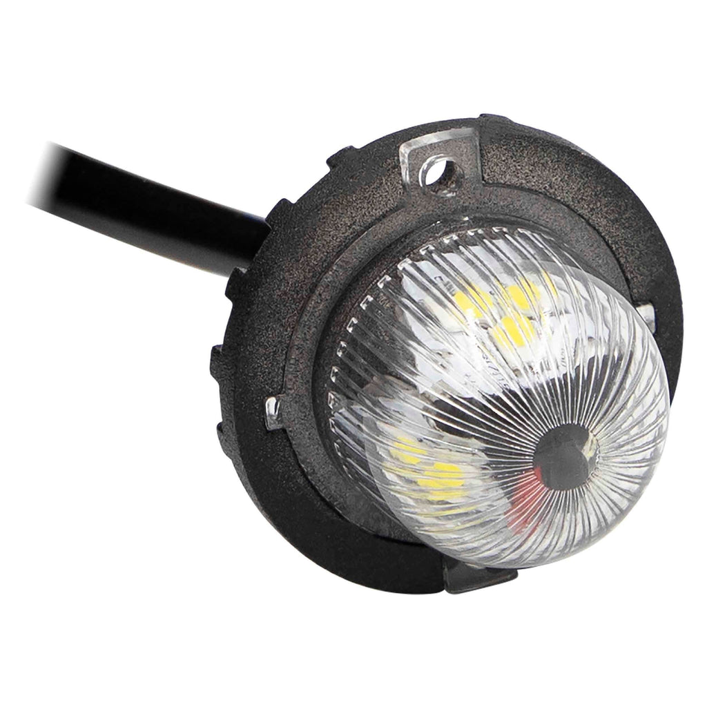 Heise Municipality HE-MUHSR-B Hidden Strobe Blue Marker Lights - 1 Inch, 9 LED