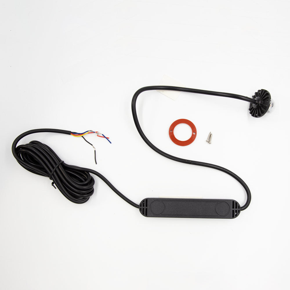 Heise Municipality HE-MUHSR-R Hidden Strobe Red Marker Lights - 1 Inch, 9 LED