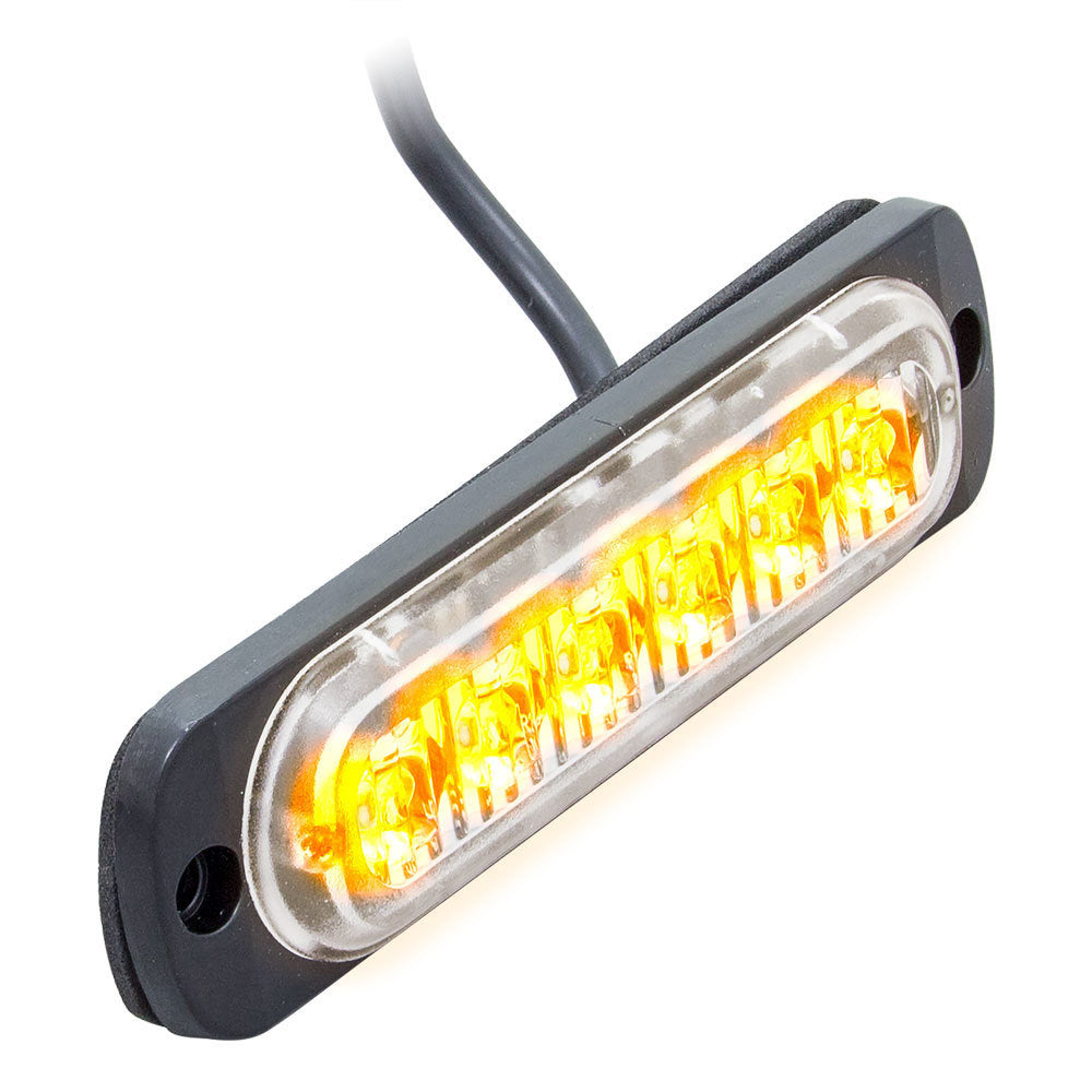 Heise Municipality HE-MULTE-6A Amber Lite Marker Lights - 4.4 Inch, 6 LED