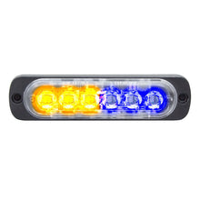 Charger l'image dans la galerie, Heise Municipality HE-MULTE-6BA Bi-Color Blue/Amber Marker Lights - 4.4 Inch, 6 LED