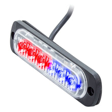 Load image into Gallery viewer, Heise Municipality HE-MULTE-6BR Bi-Color Blue/Red Marker Lights - 4.4 Inch, 6 LED