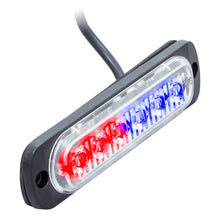 Load image into Gallery viewer, Heise Municipality HE-MULTE-6BR Bi-Color Blue/Red Marker Lights - 4.4 Inch, 6 LED