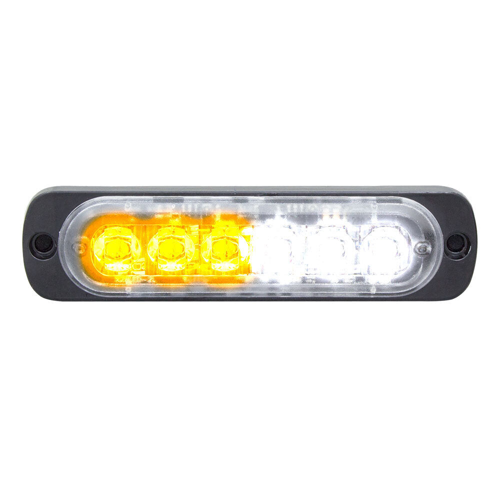 Heise Municipality HE-MULTE-6WA White/Amber Lights - 4.4 Inch, 6 LED