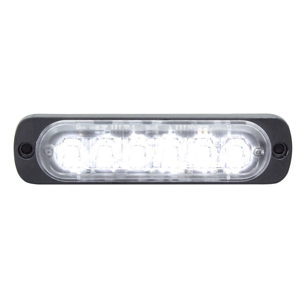 Heise Municipality HE-MULTE-6W White Lite Marker Lights - 4.4 Inch, 6 LED