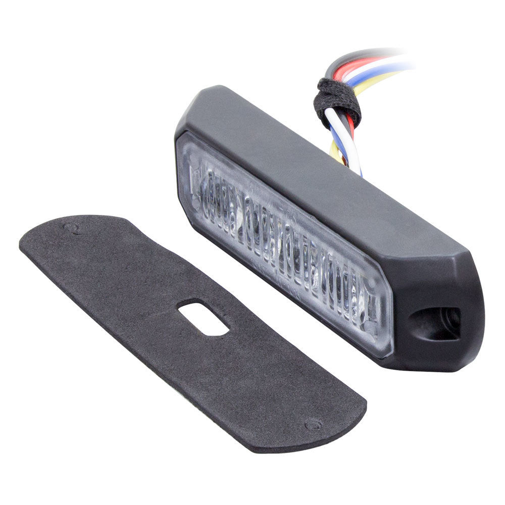 Heise Municipality HE-MUMRK-4R Single Color Red Marker Lights - 3.8 Inch, 4 LED