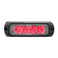 Load image into Gallery viewer, Heise Municipality HE-MUMRK-4R Single Color Red Marker Lights - 3.8 Inch, 4 LED