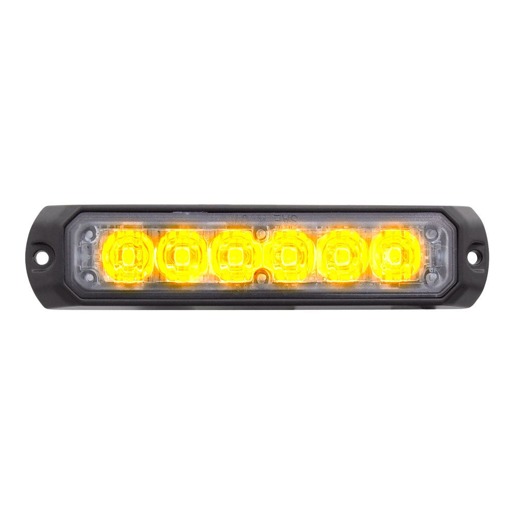Heise Municipality HE-MUMRK-6A Amber Marker Lights - 4.9 Inch, 6 LED