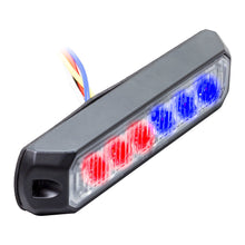 Load image into Gallery viewer, Heise Municipality HE-MUMRK-6BR Bi-Color Blue/Red Marker Lights - 4.9 Inch, 6 LED
