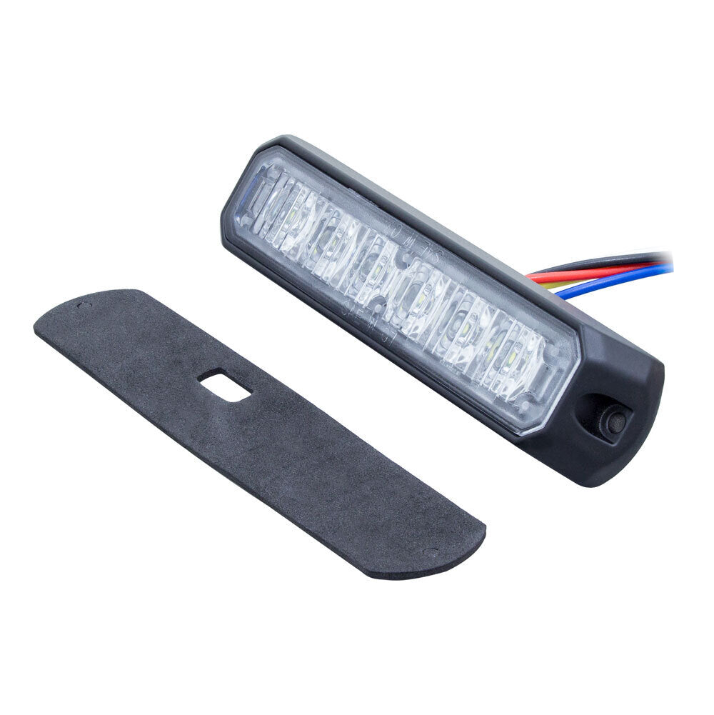 Heise Municipality HE-MUMRK-6WA White/Amber Marker Lights - 4.9 Inch, 6 LED