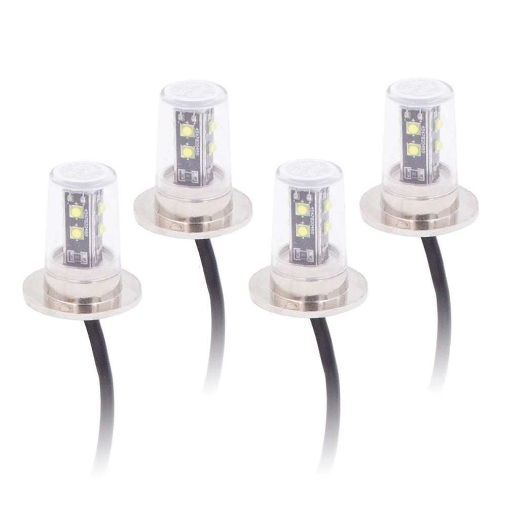 Heise Municipality HE-MUSTR-W White Strobe Kit - 8 LED, 4-Pack