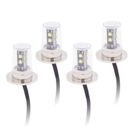Heise Municipality HE-MUSTR-W White Strobe Kit - 8 LED, 4-Pack