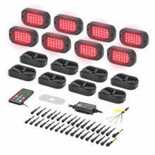 Charger l'image dans la galerie, Heise HE-RGB-K8 RGB Wide Angle Rock Light Kit - 8 Pack