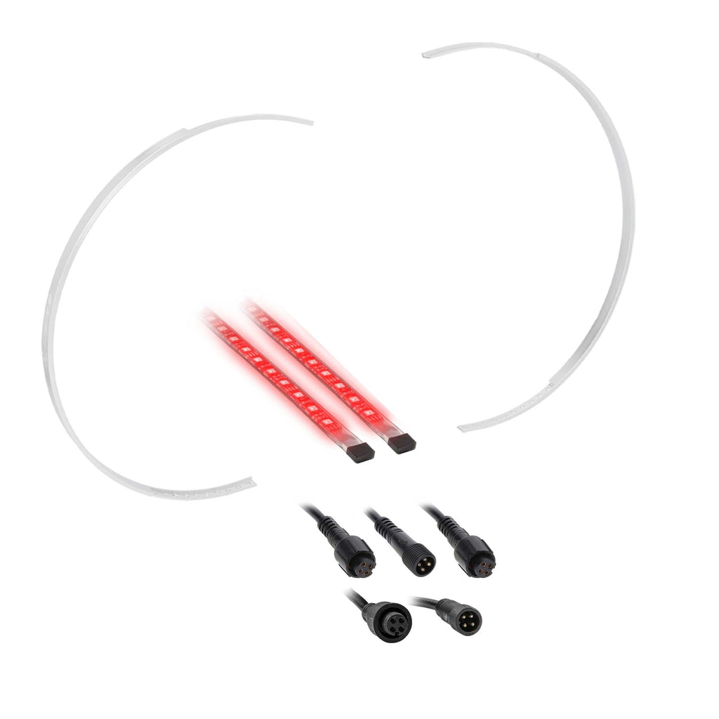 Heise HE-RGB-WL1 Single RGB Expandable Wheel Ring - 15"-18"