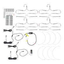 Charger l'image dans la galerie, Heise HE-RGB-WS RGB Expandable Wheel Rings - 11"-14"